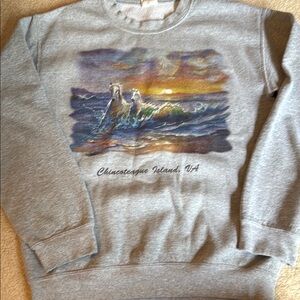 Vintage 90s Chincoteaque Island, VA crew neck